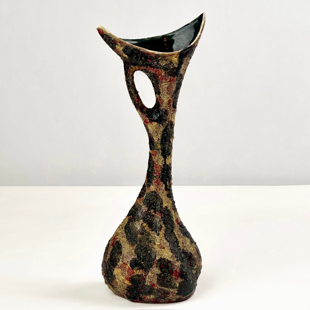 Glazed Ceramic Soliflower Vase by Società Anonima Marina Rep. San Marino 1959